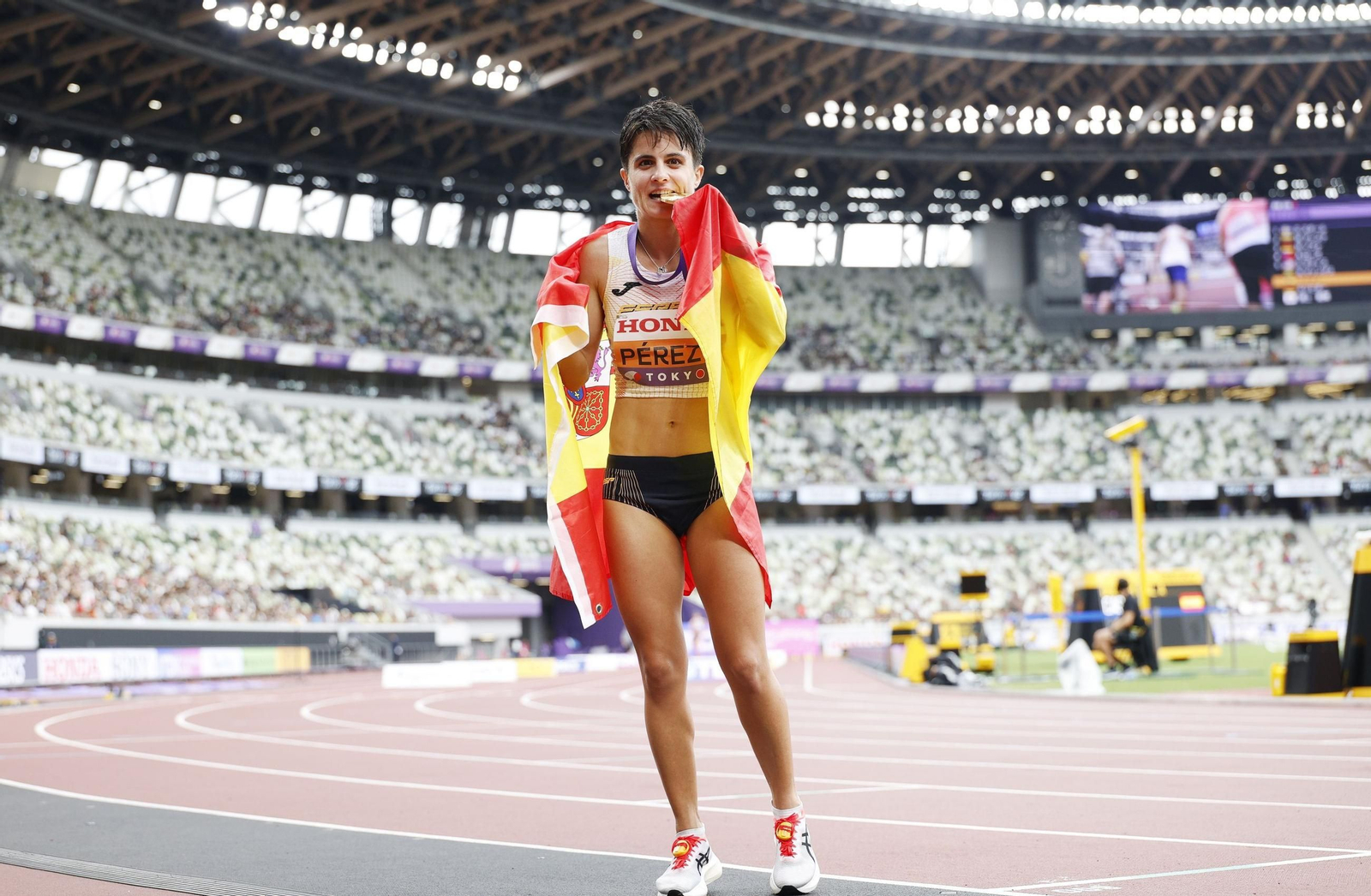 Las mejores imágenes del nuevo oro de María Pérez