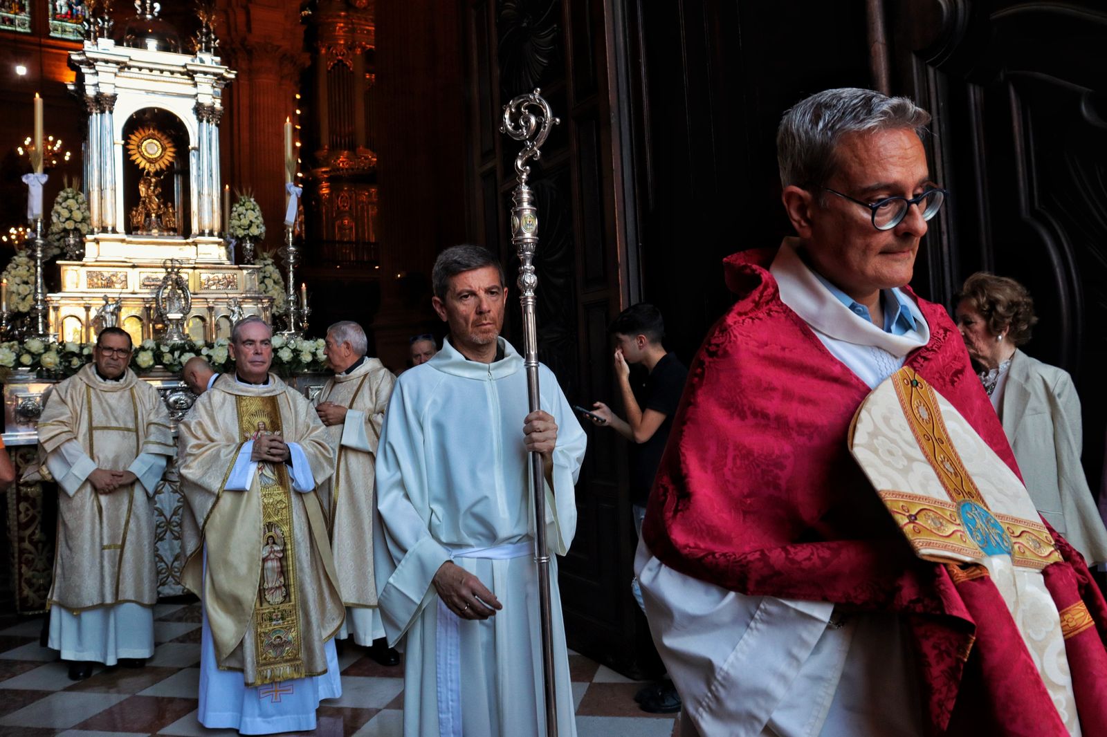 La imágenes de la procesión del Corpus Christi este domingo en Málaga