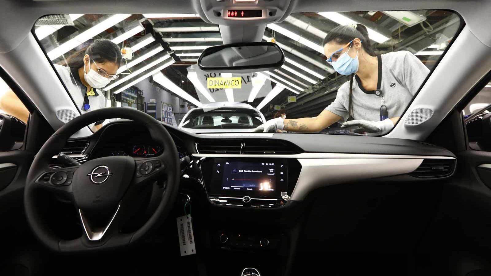 Interior del nuevo Opel Corsa.