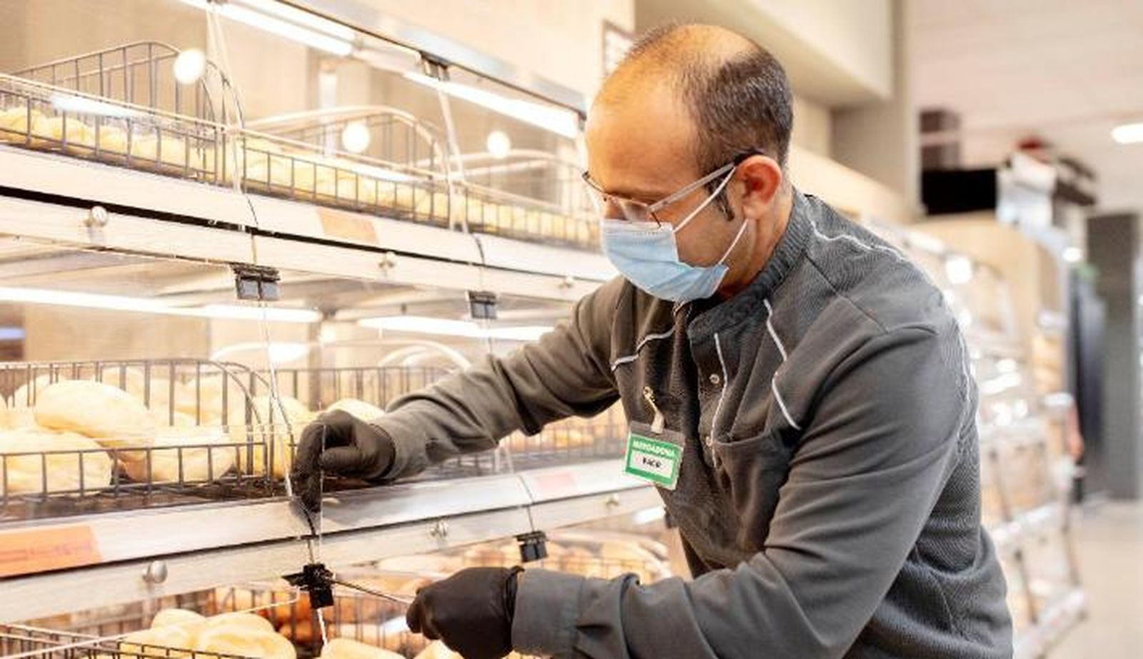Un trabajador de Mercadona