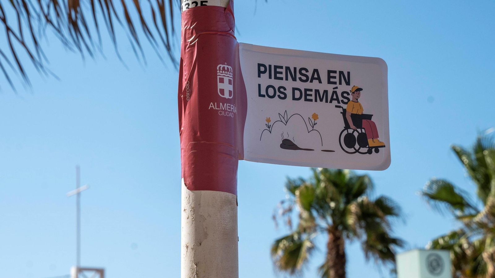 Otro mensaje solicitando civismo y empatía colectiva.