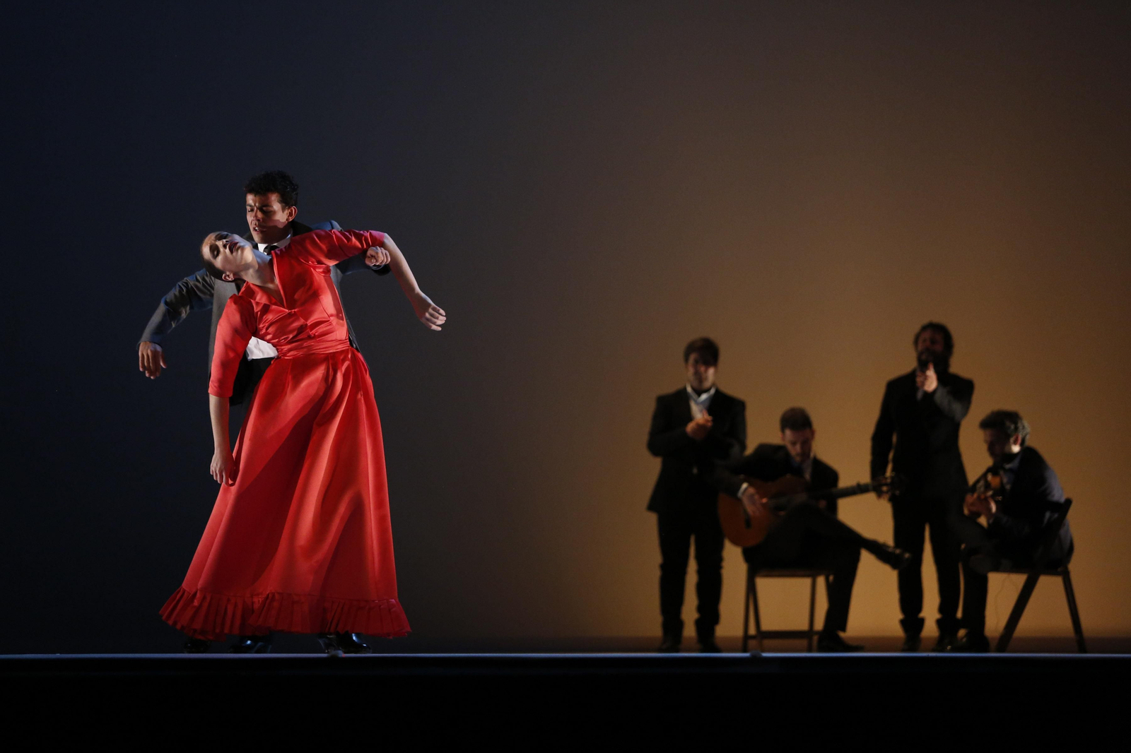 Pase gráfico del espectáculo 'Flamencolorquiano', el verano pasado.