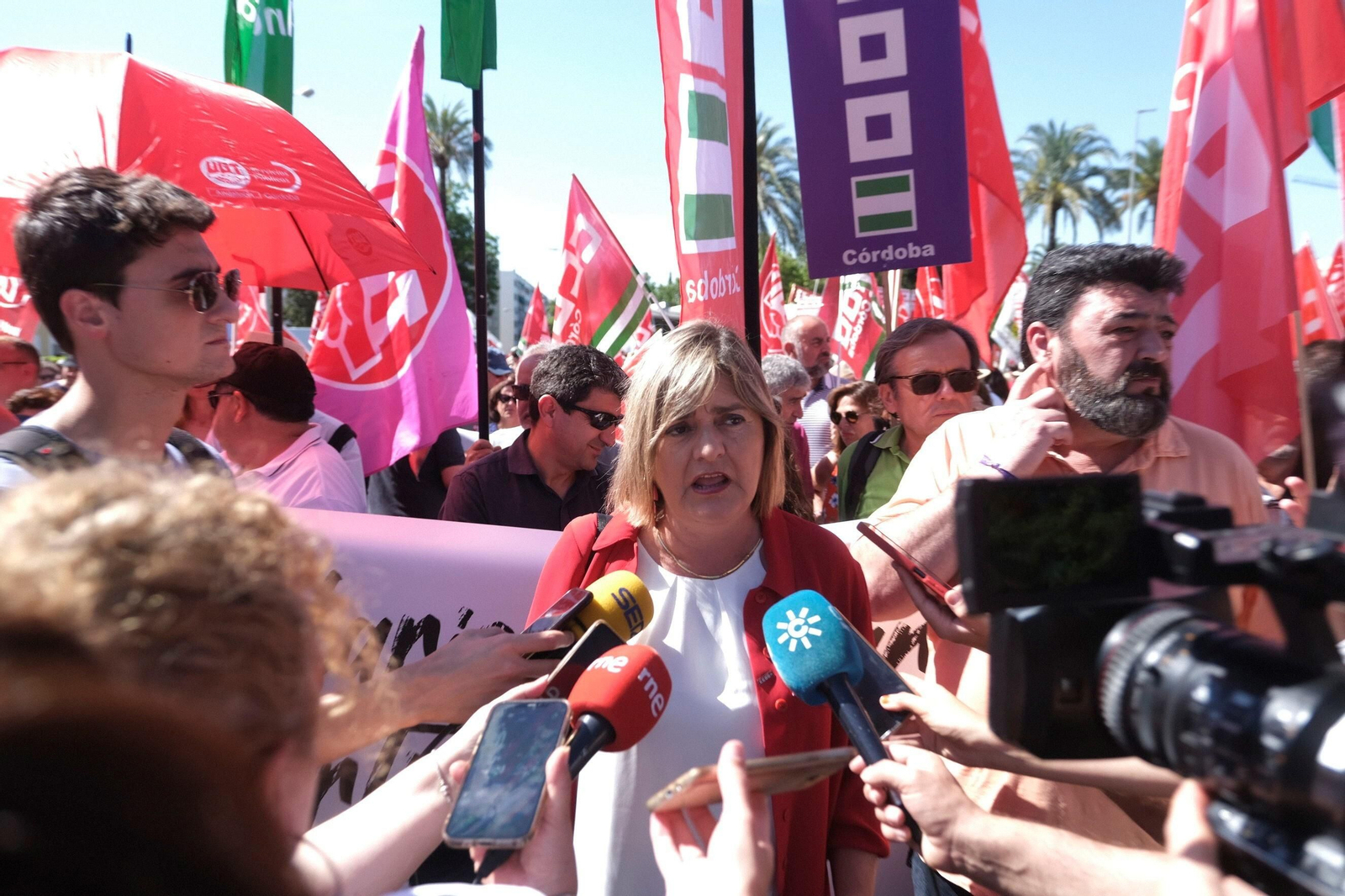 La manifestación del Primero de Mayo de Córdoba, en imágenes