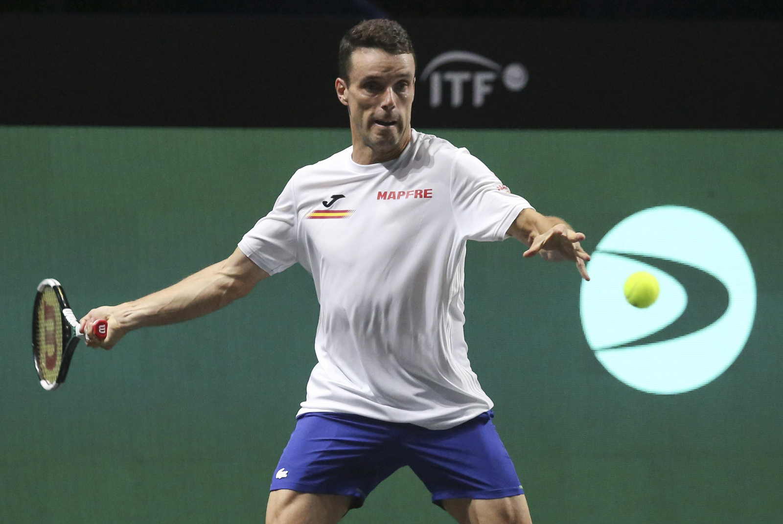 La metamorfosis del Carpena para la Copa Davis, con los jugadores sobre la pista ya