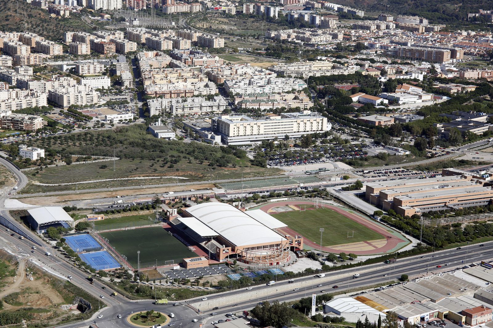 Vista de la zona donde se localiza la parcela para la residencia de estudiantes.
