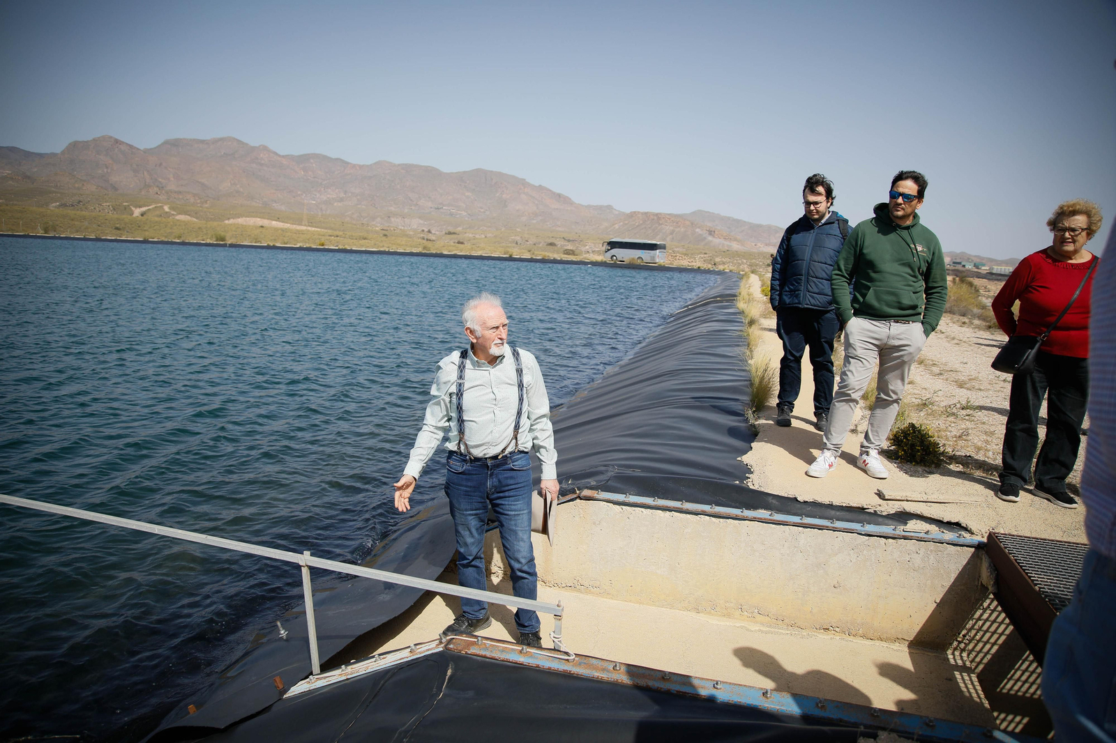 CUCN visita la desaladora de Carboneras y las balsas de Níjar