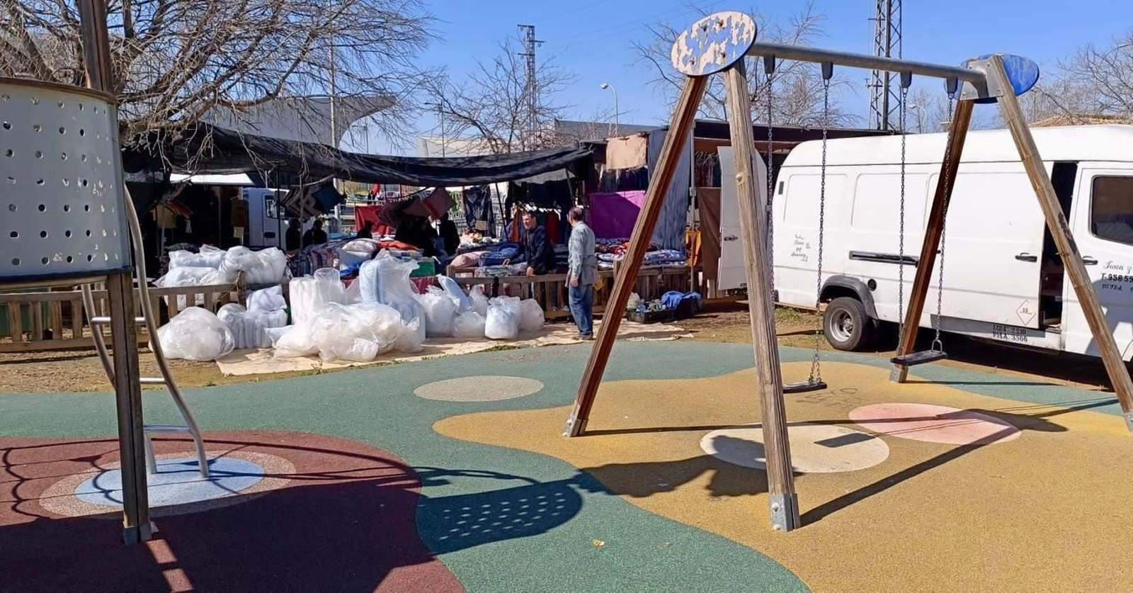 Mercadillo Baden Powell en el Zaidín.