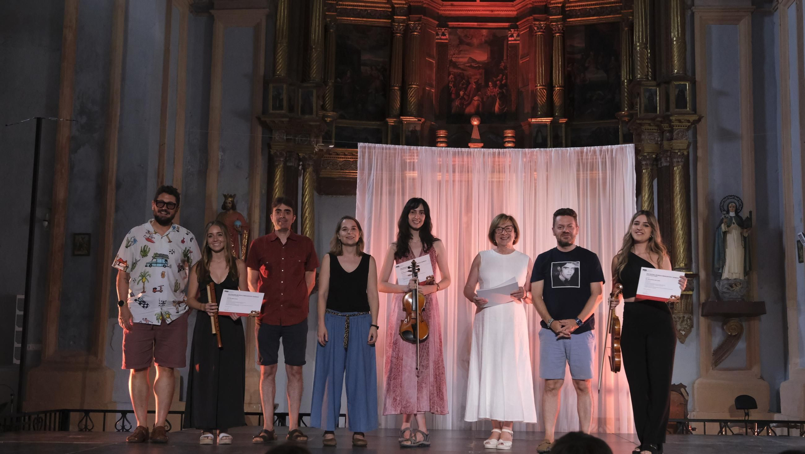 Entrega de diplomas a los alumnos de la Academia Musical del Festival de Vélez Blanco