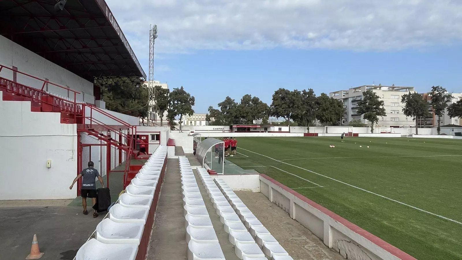 Imagen actual del estadio municipal.