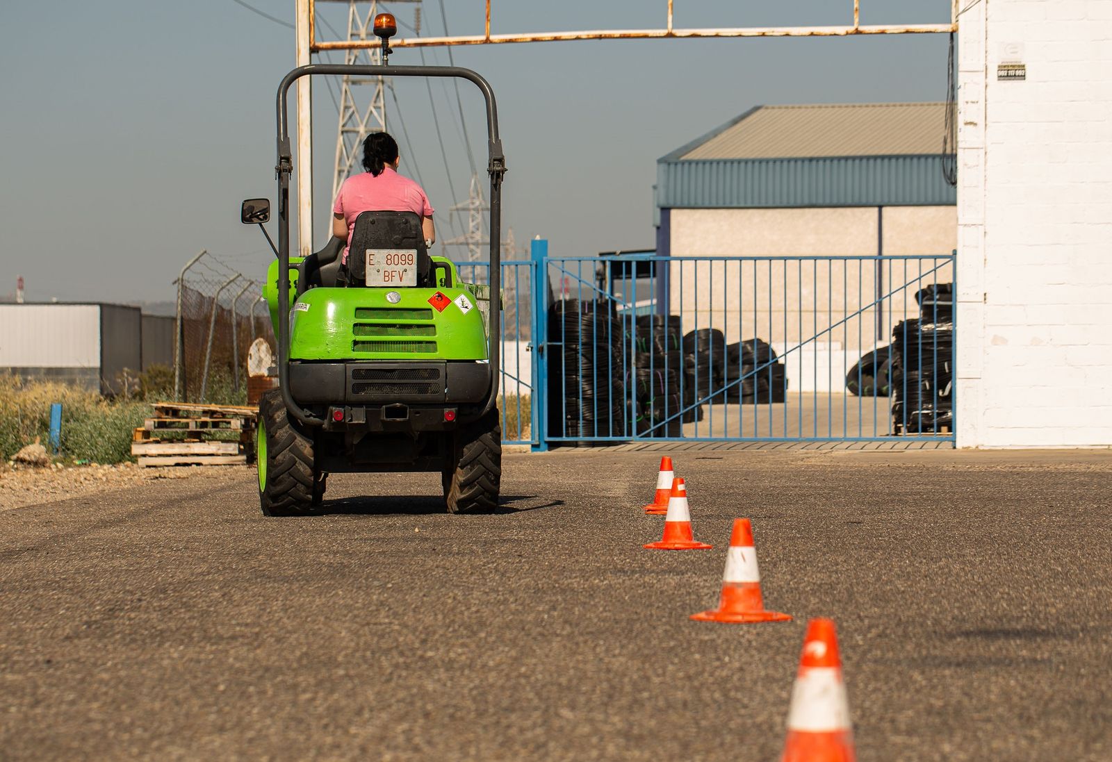 Una de las participantes de la iniciativa del SAE y Cruz Roja.