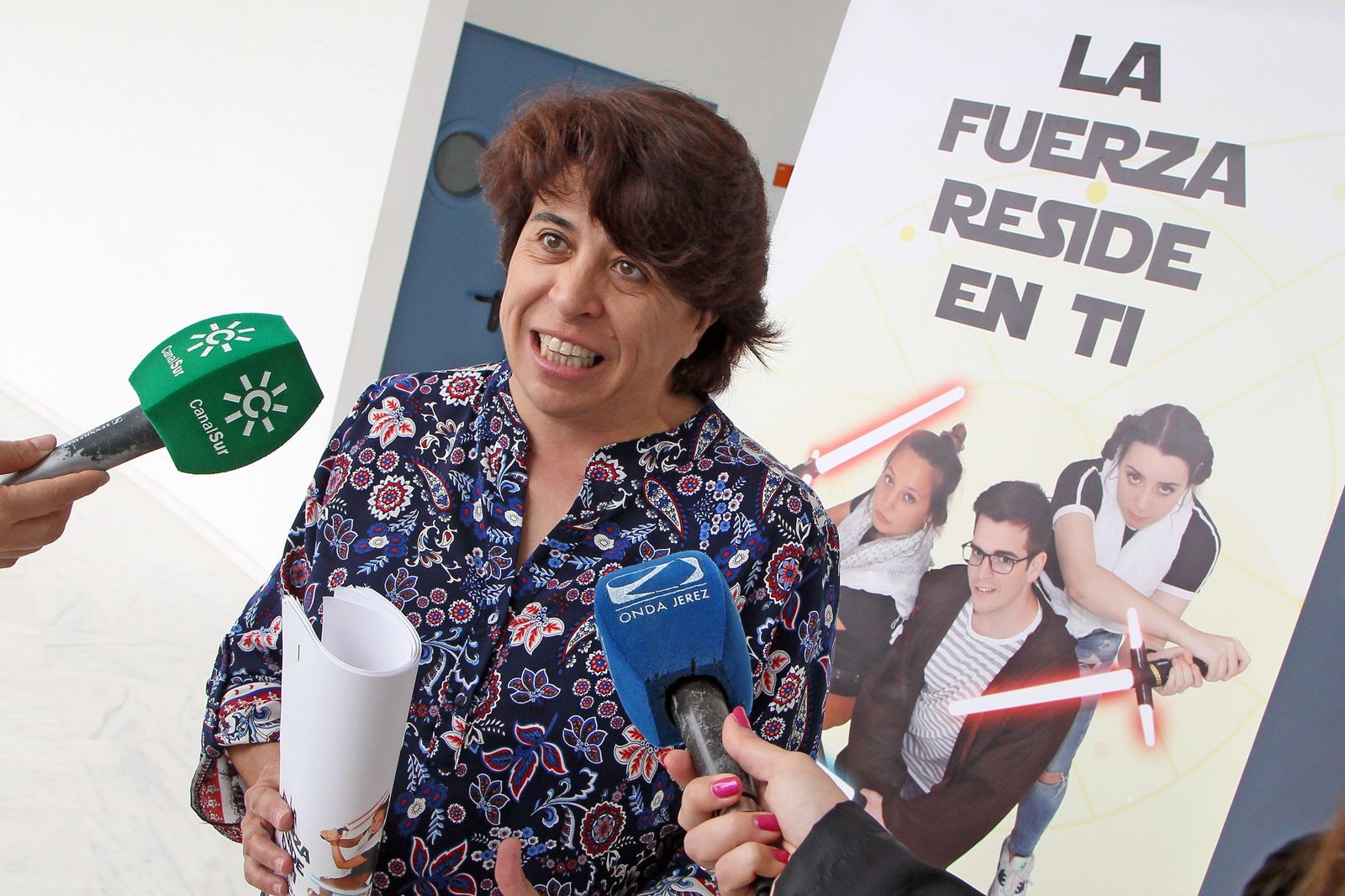 La vicerrectora de Alumnado de la UCA, Concha Valero, ayer en el Campus de Jerez.