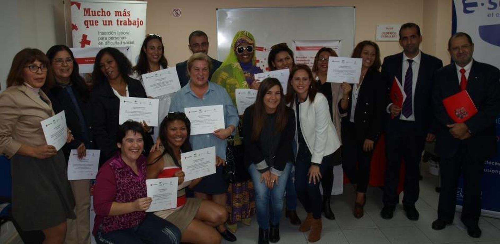 Presentación de los resultados del Plan de Empleo de Cruz Roja en Málaga.
