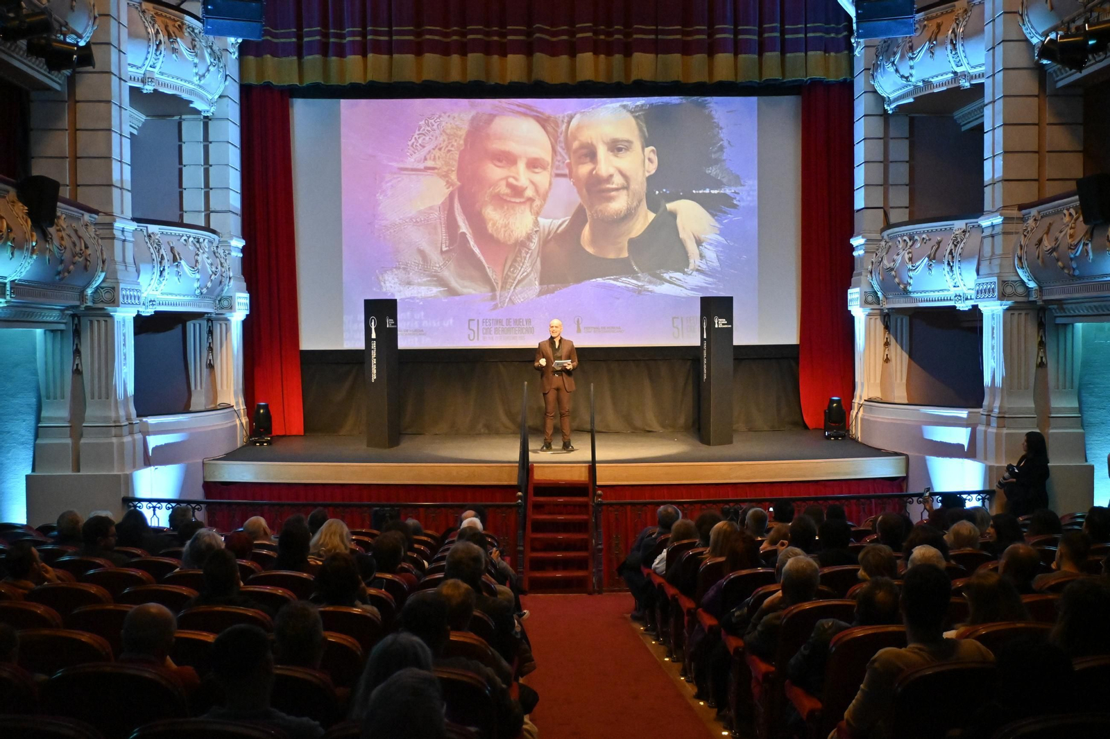 Imágenes del la entrega del Premio Ciudad de Huelva al actor Fernando Tejero