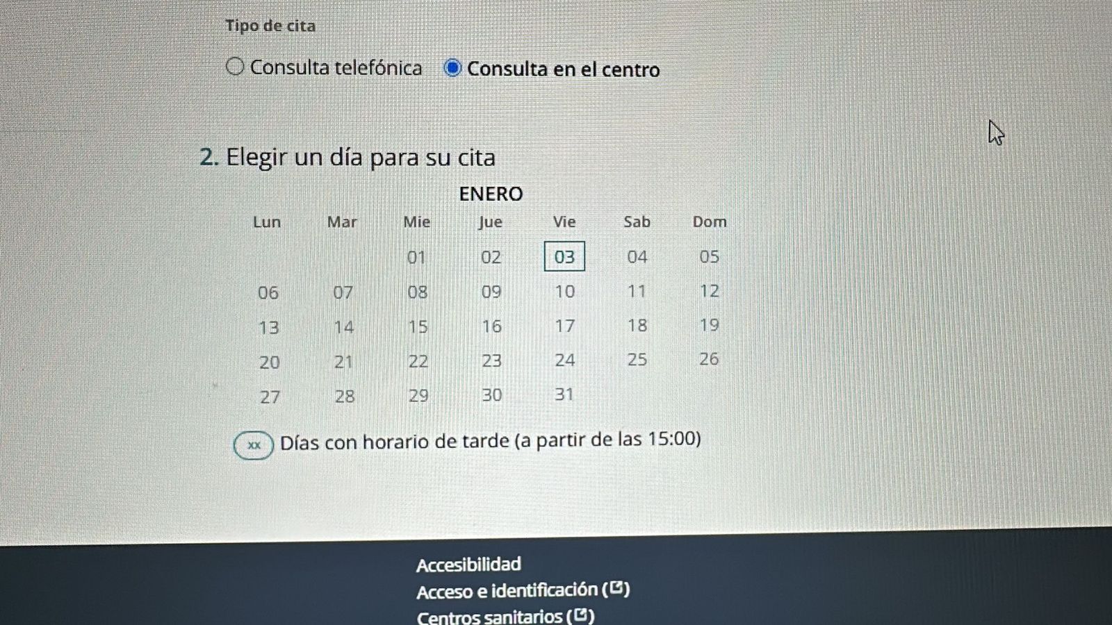 Imagen del PSOE sobre las citas de atención primaria.