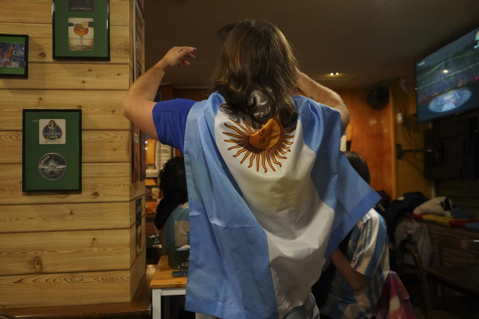 Así celebra Granada que la Argentina de Messi es campeón del mundo de fútbol