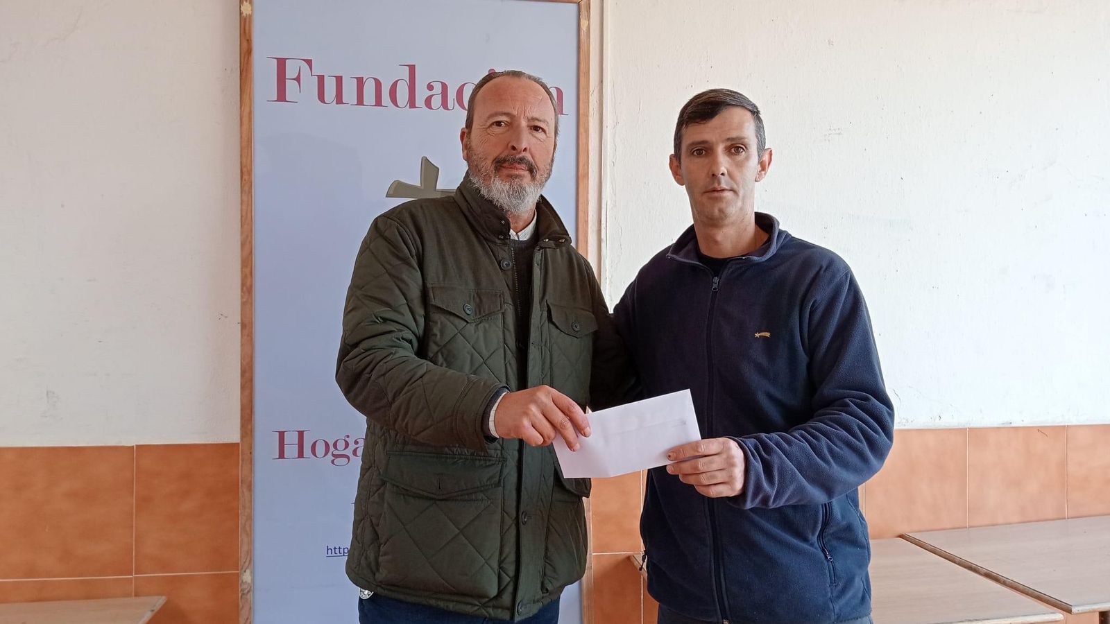 José Antonio Casas, con la Fundación Hogar San Juan.