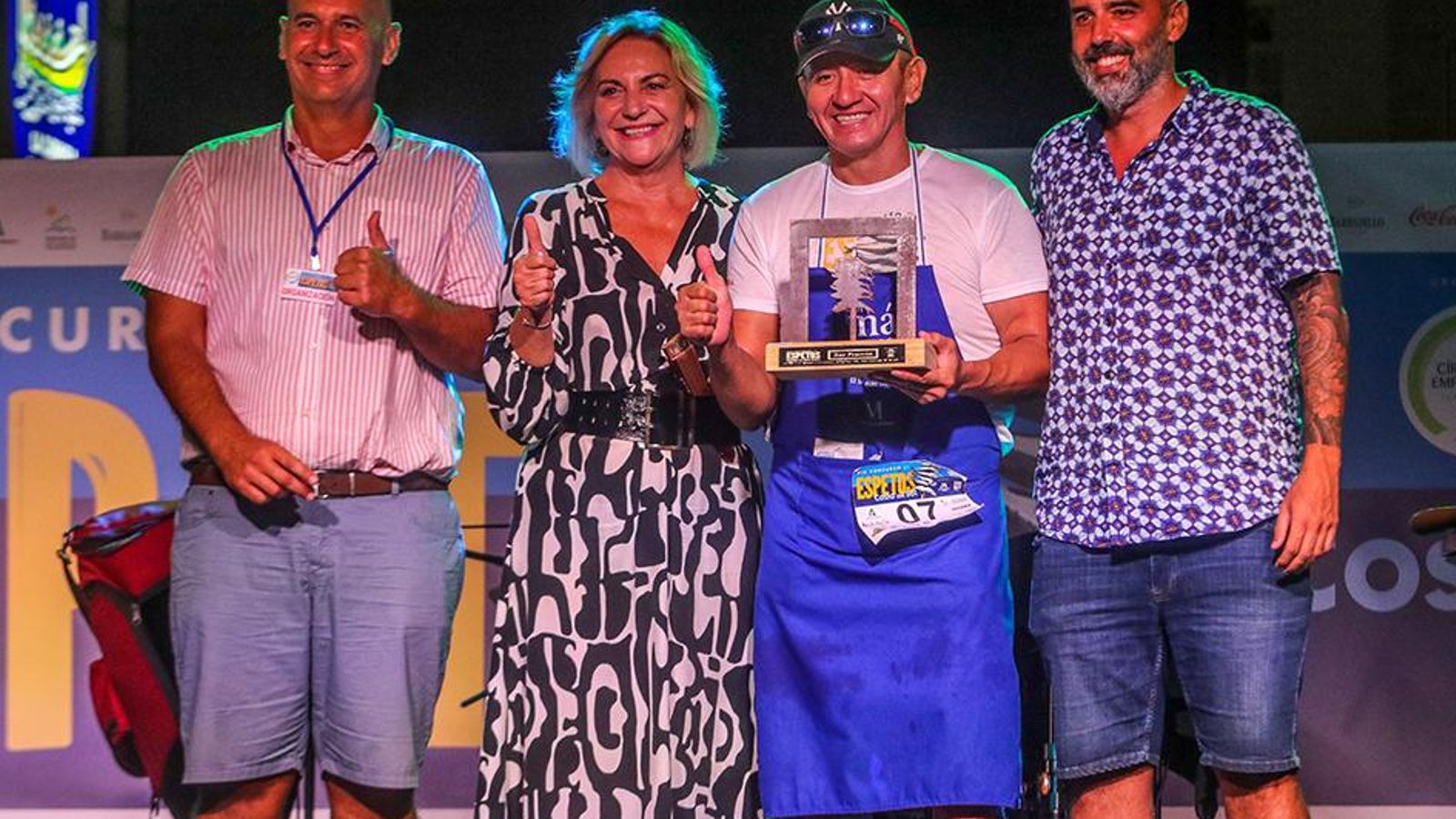 Jimmy Ayala Maldonado, de La Peña (Málaga), tercer clasificado.