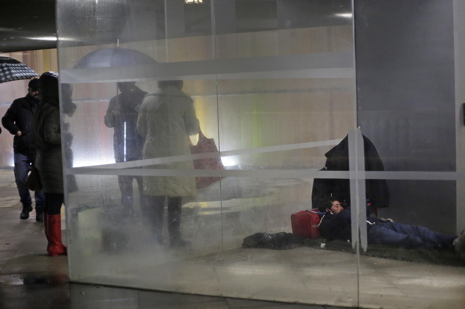 Reportaje gráfico sobre los sin techo