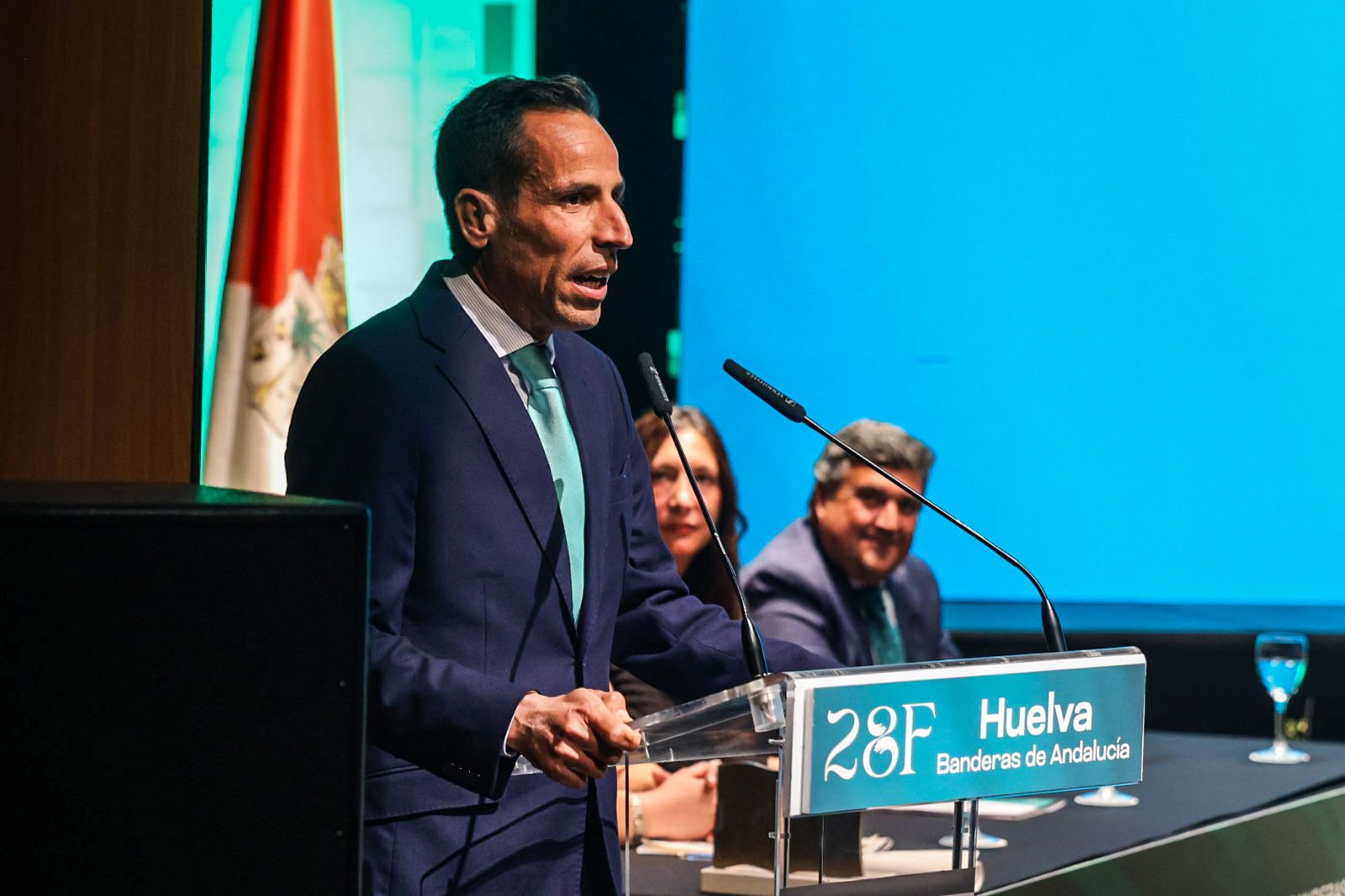 Fotografías del acto de entrega de las Banderas de Andalucía con motivo del 28F