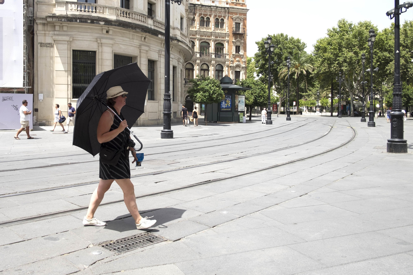 La ola de calor en Sevilla