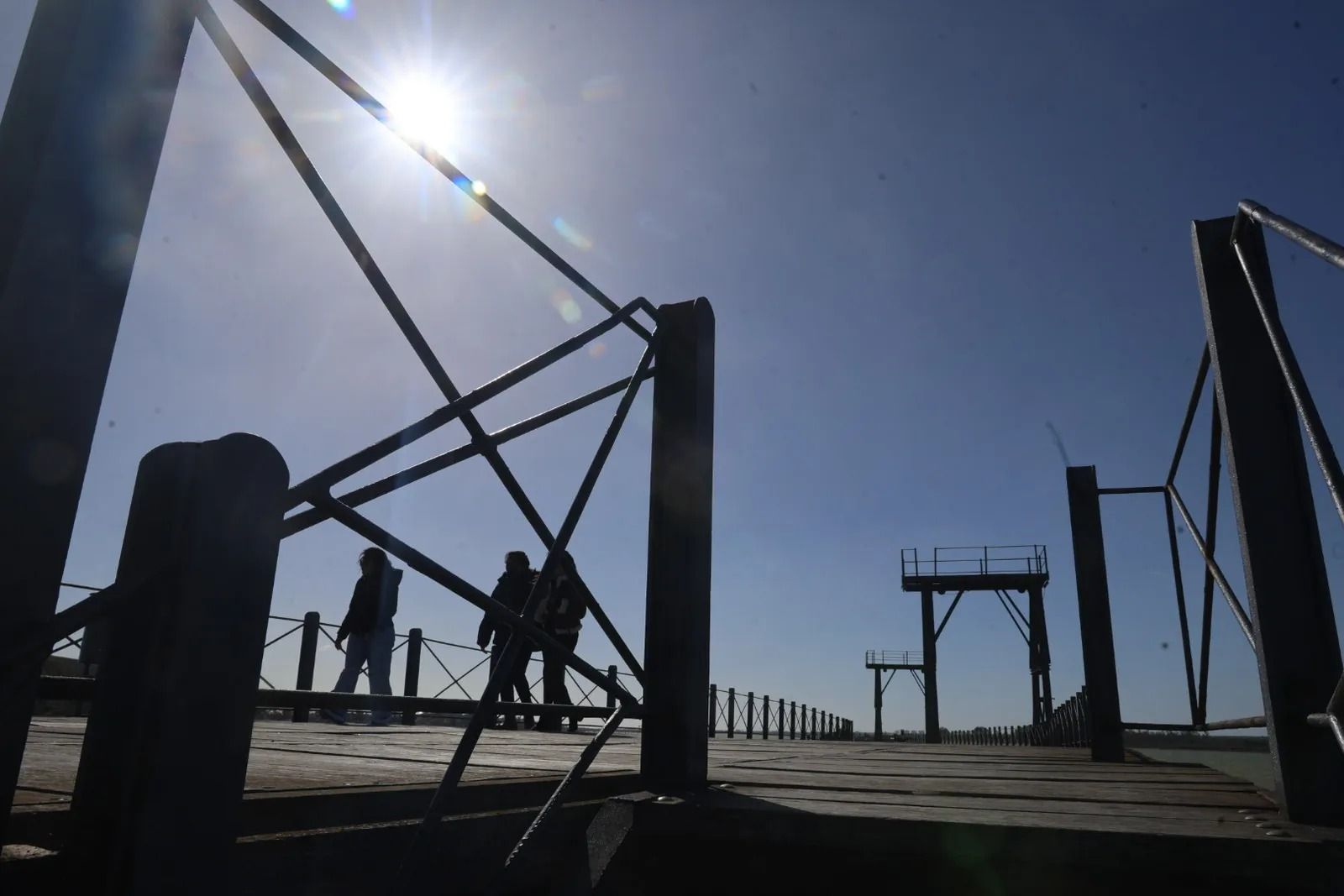 Cielos completamente despejados en Huelva.