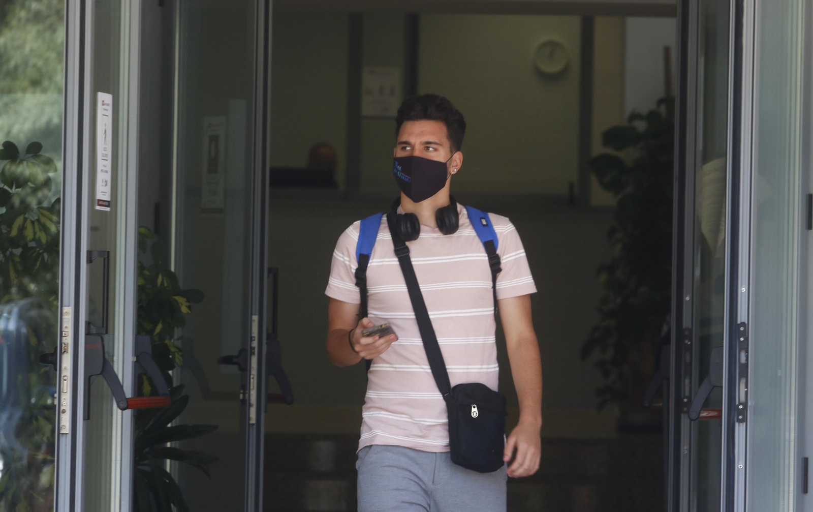 Las fotografías del inicio de la Selectividad del coronavirus en Córdoba Las fotografías del inicio de la Selectividad del coronavirus en Córdoba