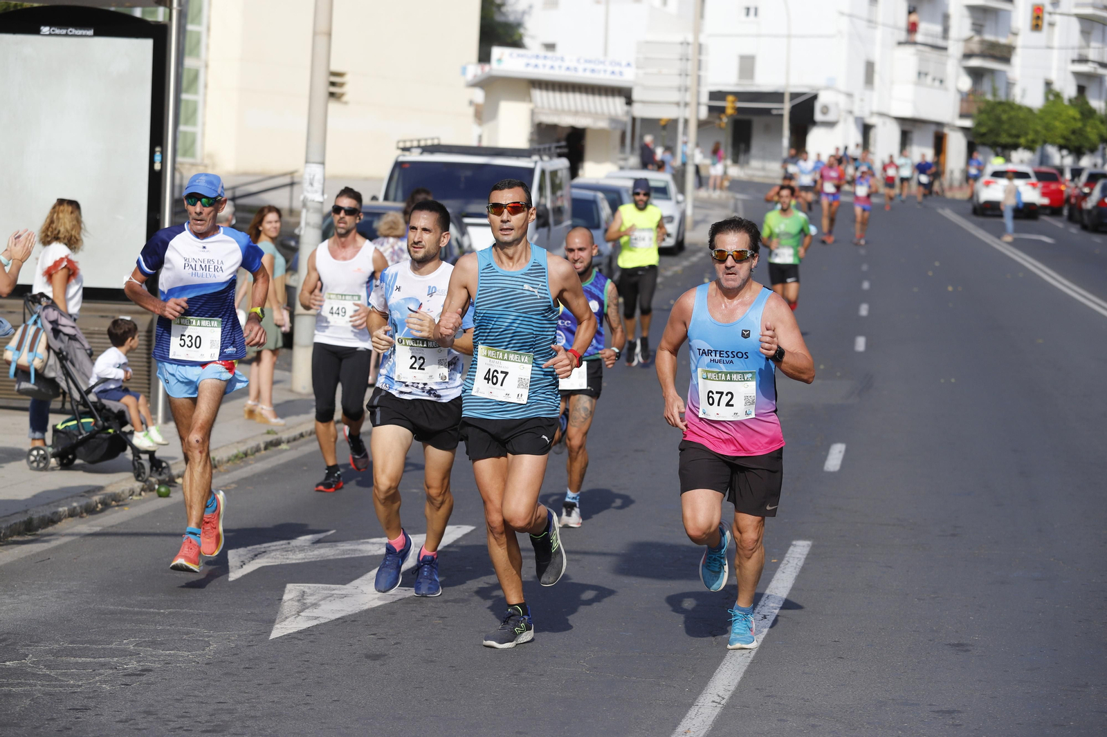 Las imágenes de la vuelta a Huelva de atletismo