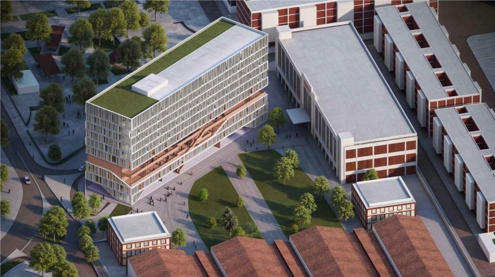 Diseño de la futura Ciudad de la Justicia.