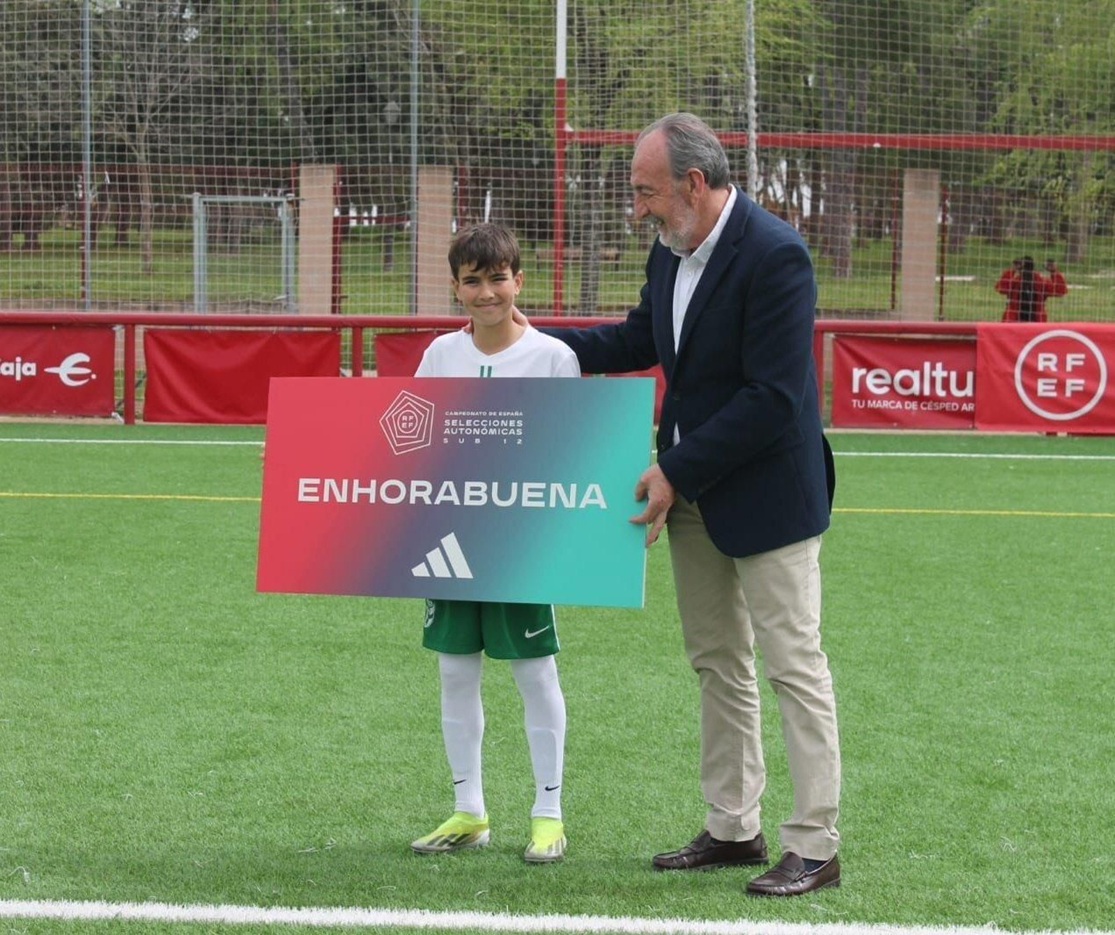 Enzo Pérez y Manuel Morales, campeones de España sub 12 con Andalucía