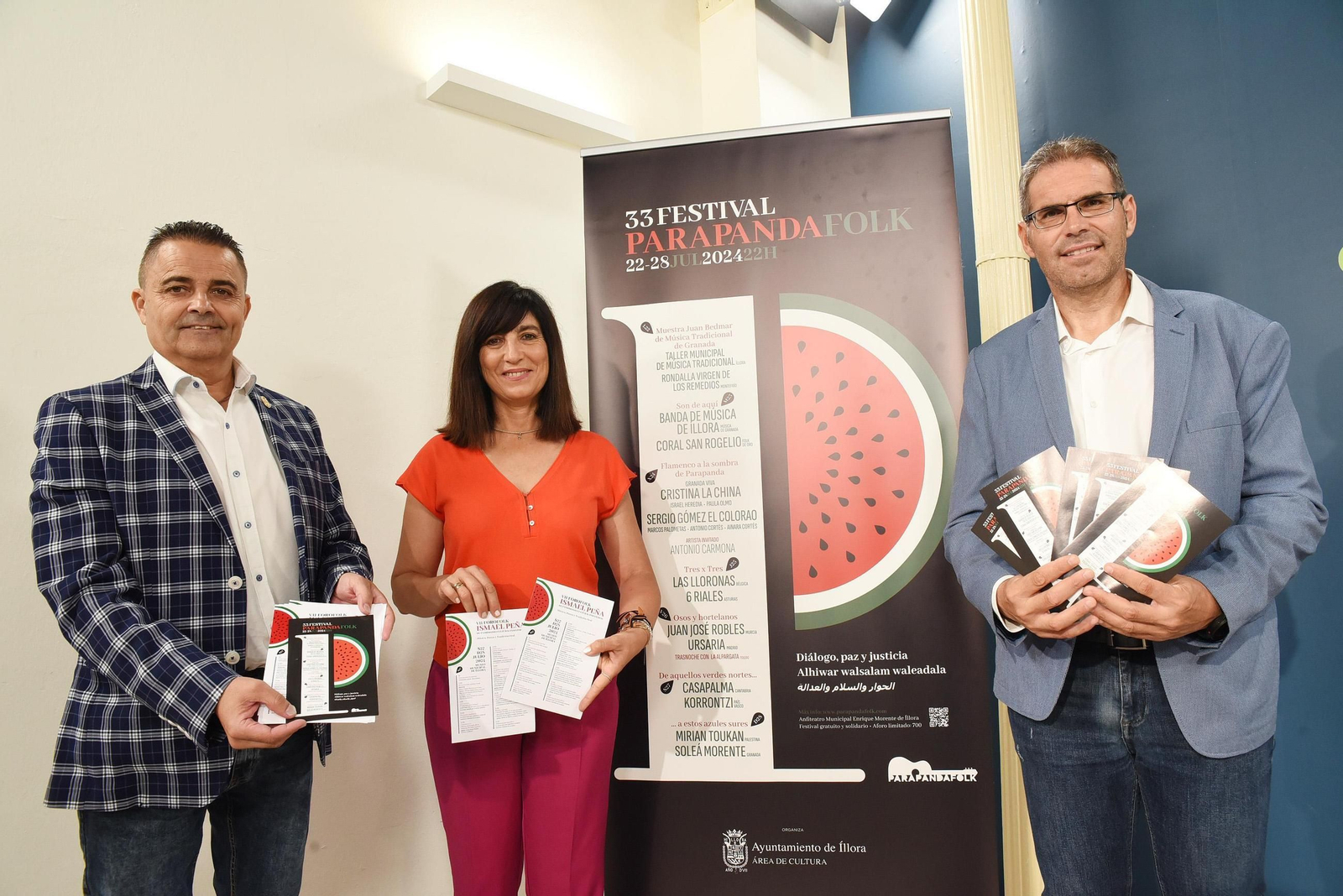 Imagen de la presentación del Parapanda Folk