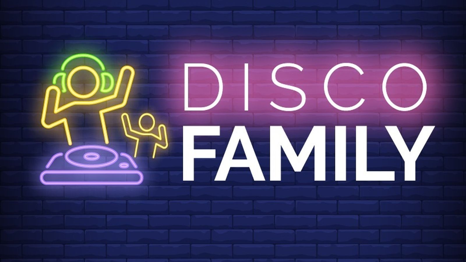 Cartel de la Disco Family en la Sala Fanatic.