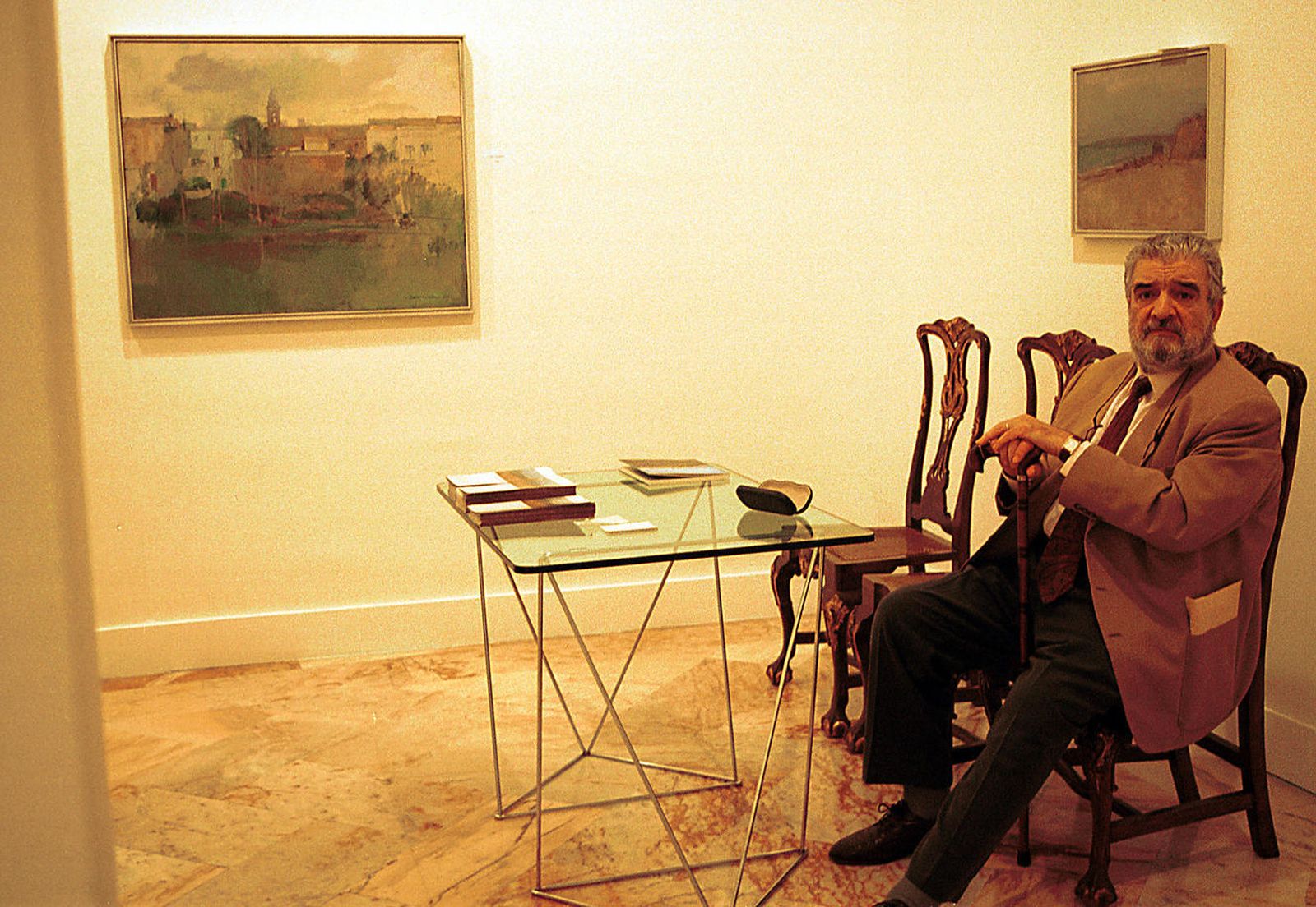 El pintor sevillano Joaquín Sáenz.