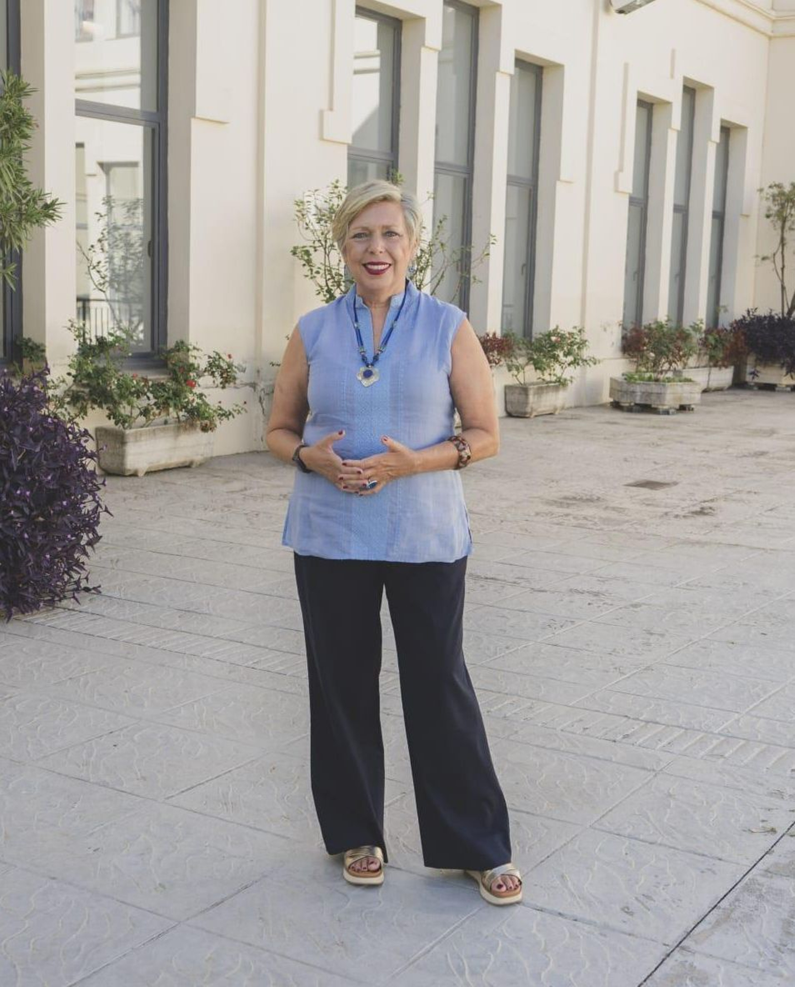 Carmen Vargas, candidata a rectora de la Universidad de Sevilla.
