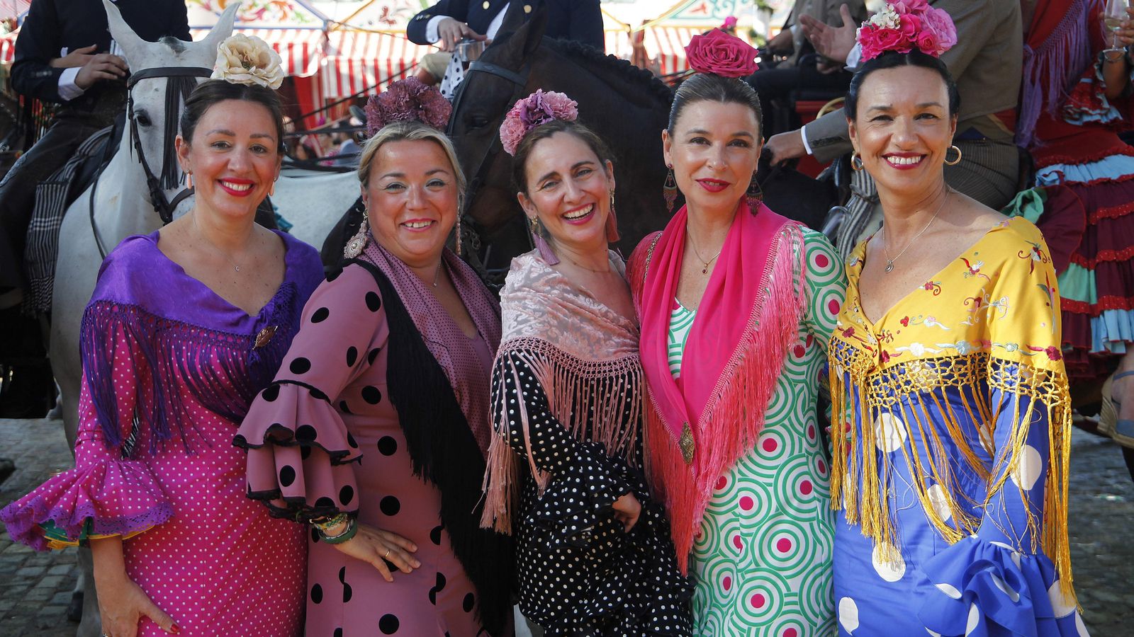 Ambiente en la Feria de Abril