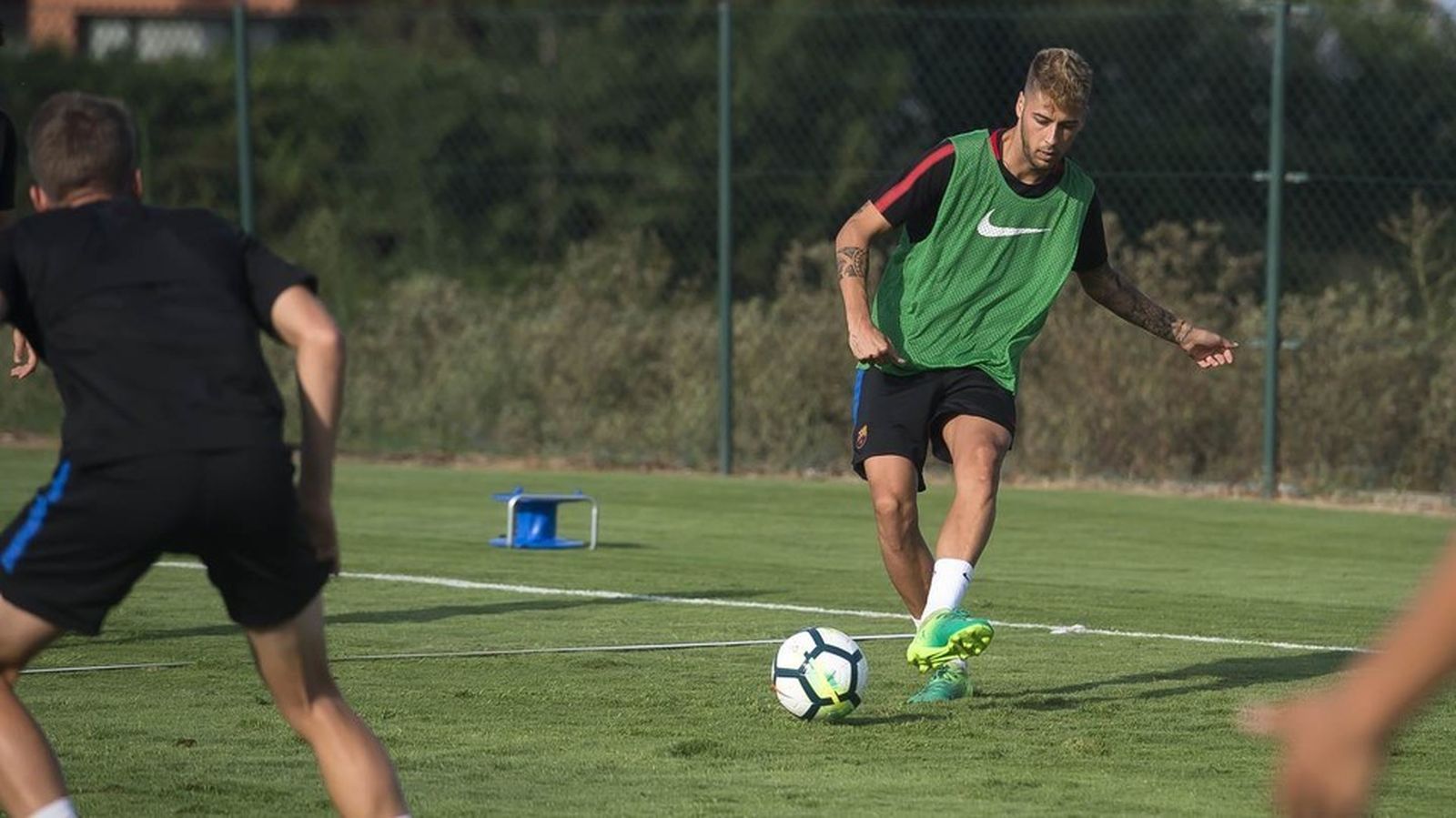 Ignacio Abeledo, en un entrenamiento.