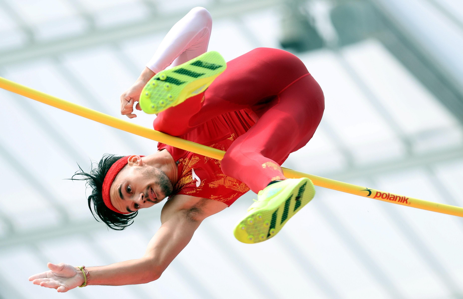 Isidro Leyva, en una competición con España.