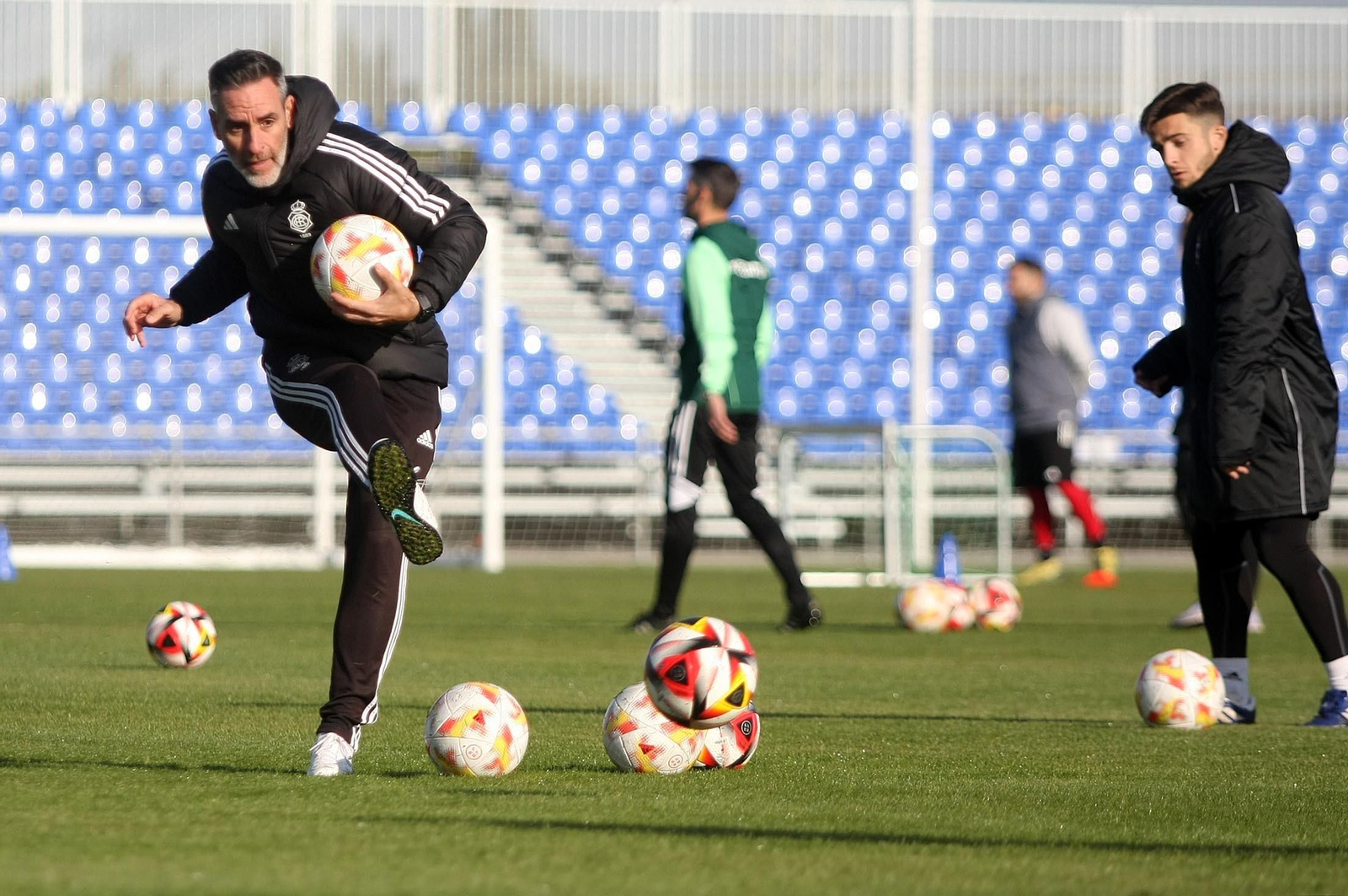 Entrenamiento del Recreativo de Huelva en imágenes