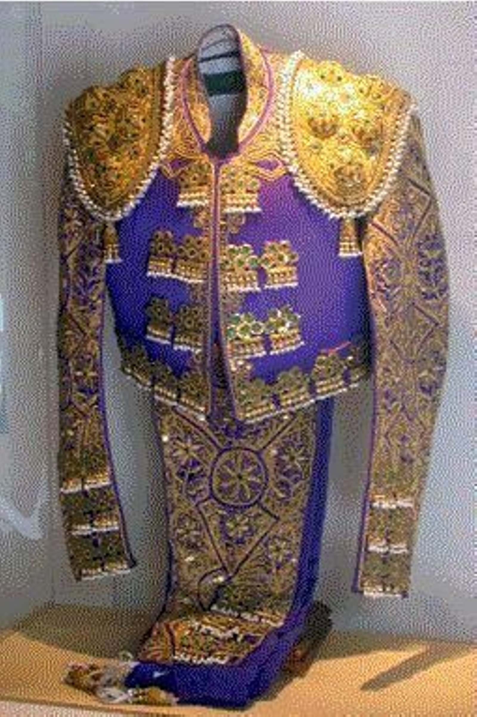 Traje de luces del Museo Taurino de San Roque.