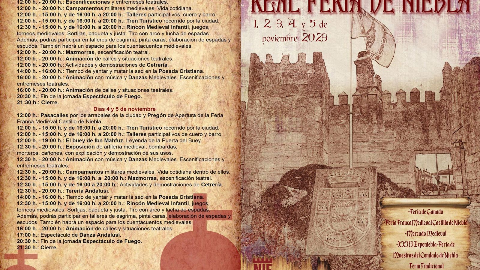 Programación Feria de Tosantos 2023