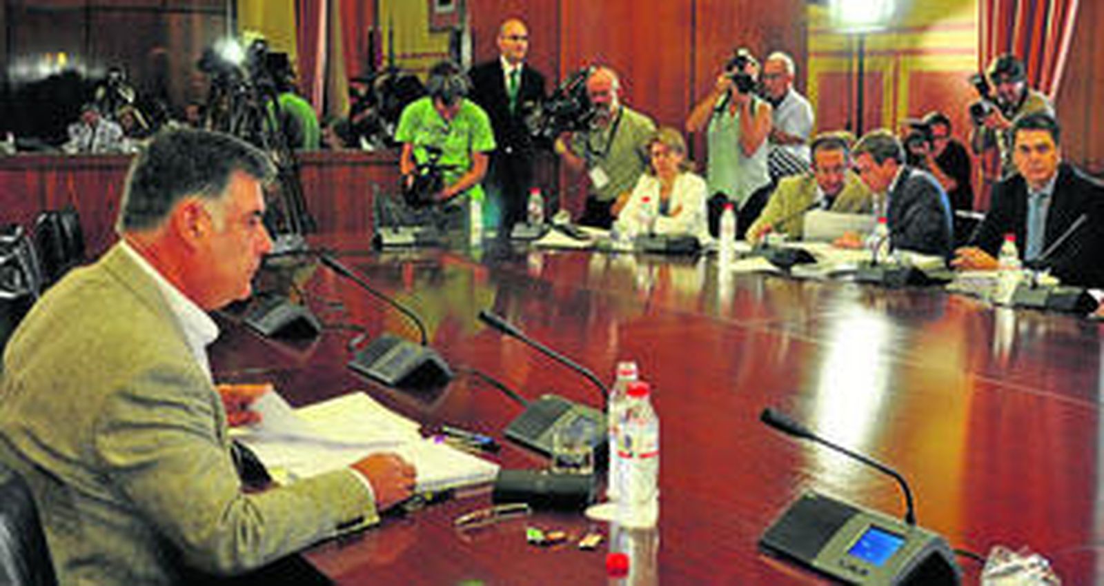 José Antonio Viera, en la comisión de investigación de los ERE fraudulentos.