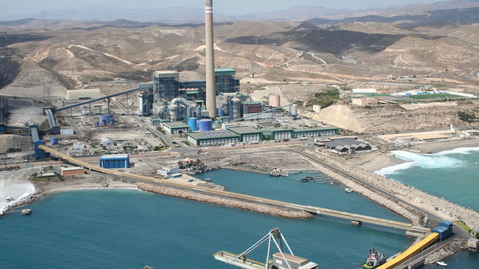 Central Térmica de Endesa en Carboneras.