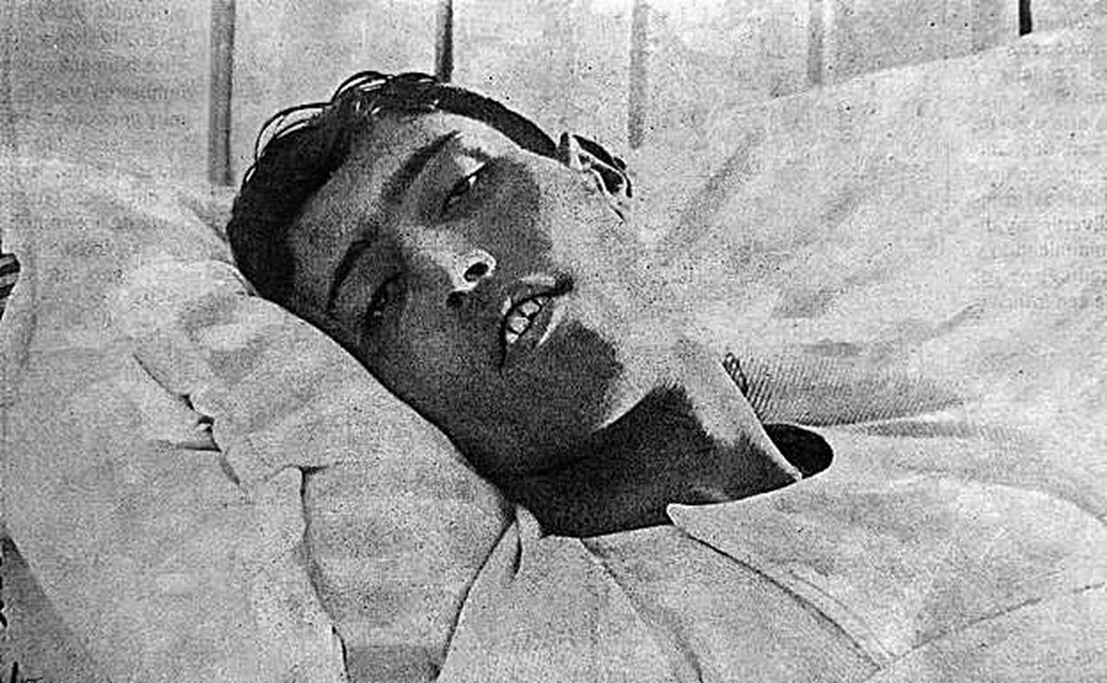 Manolo Litri, en la última fotografía de su vida.