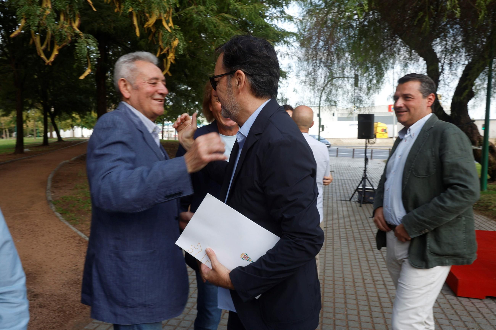 Las mejores imágenes del acto en homenaje a Juanín, leyenda del Córdoba CF