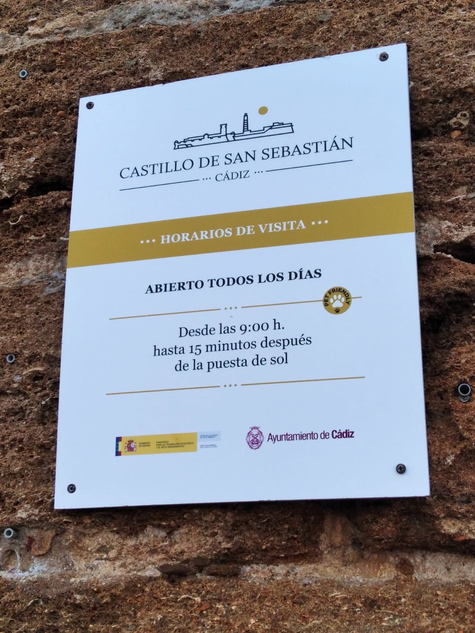 Visitas al Castillo de San Sebastián
