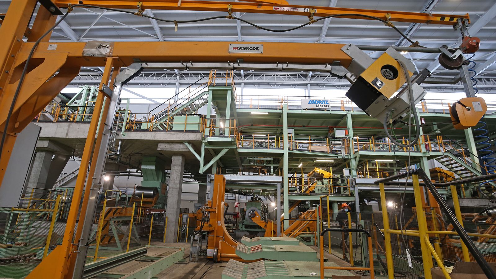 Un robot en la salida de la línea AP5