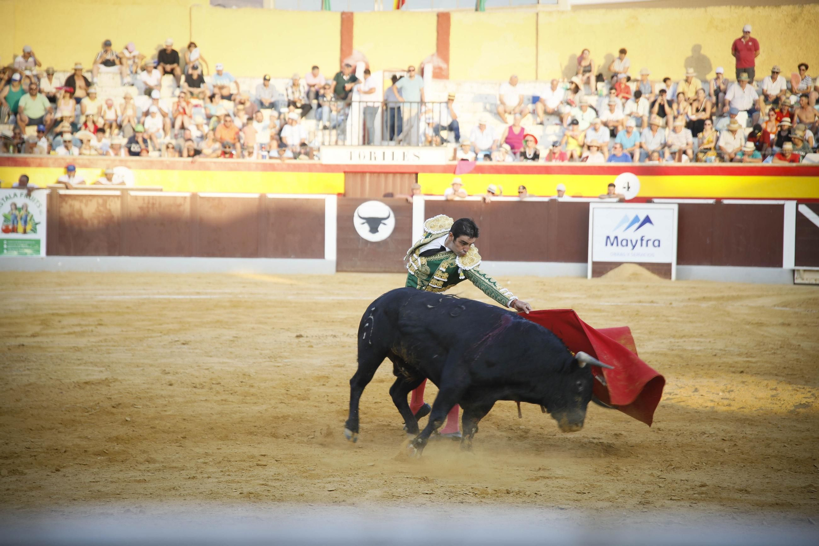 Corrida de toros Berja con un toro indultado, en imágenes