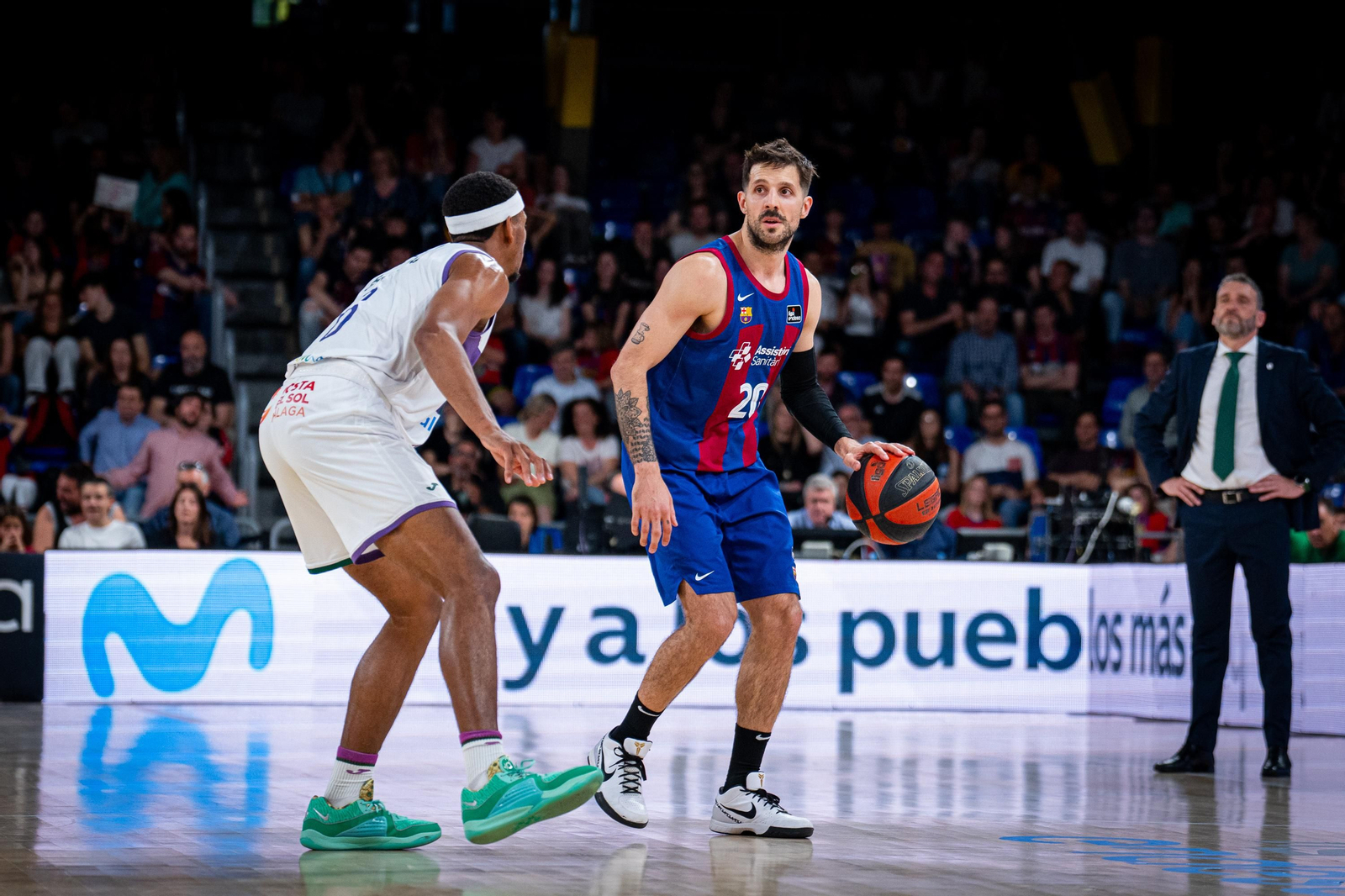 El Barcelona-Unicaja, en fotos