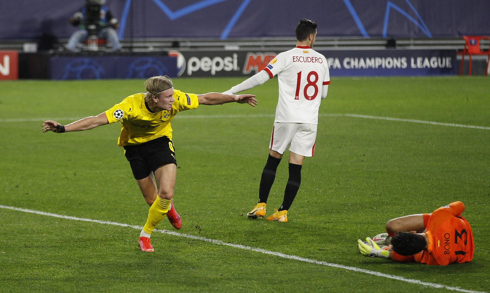 Las imágenes del Sevilla-Borussia Dortmund de Champions