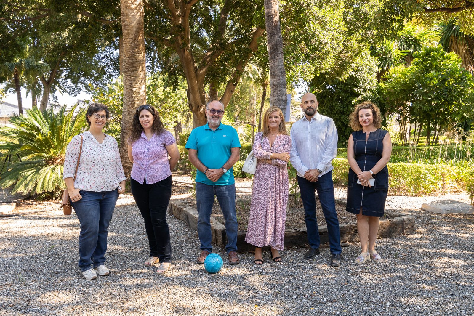 El Consejo directivo del Ibyda junto la vicerrectora adjunta de Infraestructura Científica.