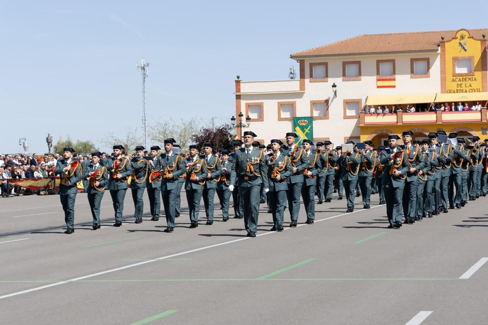Jura de bandera de la 130ª promoción de guardias civiles de la Academia de Baeza